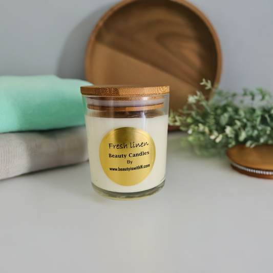 Beauty Candle | 100% Soy Wax, Skin-Safe & Massage-Safe | Hand-Poured by Beauty Is WithN