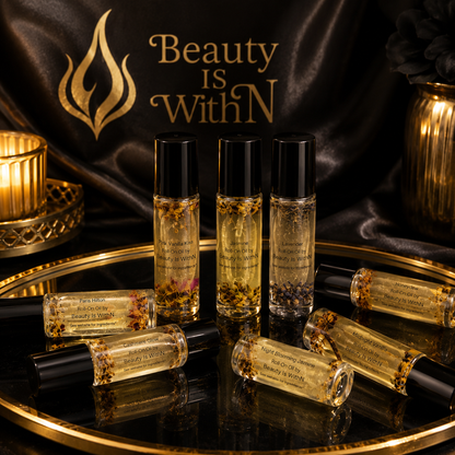 MAN Body Oils by Beauty Is WithN | Skin-Safe Hydrating Fragrance Oil for Men (Body, Beard & Hair)