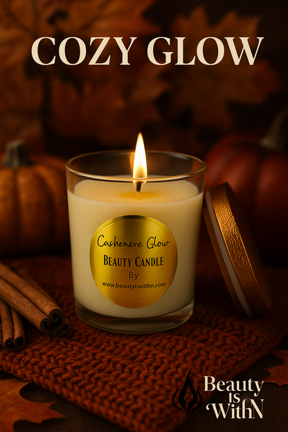 Beauty Candle | 100% Soy Wax, Skin-Safe & Massage-Safe | Hand-Poured by Beauty Is WithN