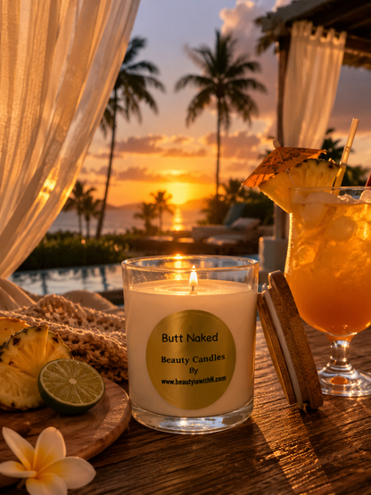 Beauty Candle | 100% Soy Wax, Skin-Safe & Massage-Safe | Hand-Poured by Beauty Is WithN