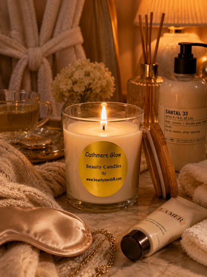 Beauty Candle | 100% Soy Wax, Skin-Safe & Massage-Safe | Hand-Poured by Beauty Is WithN