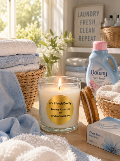 Beauty Candle | 100% Soy Wax, Skin-Safe & Massage-Safe | Hand-Poured by Beauty Is WithN