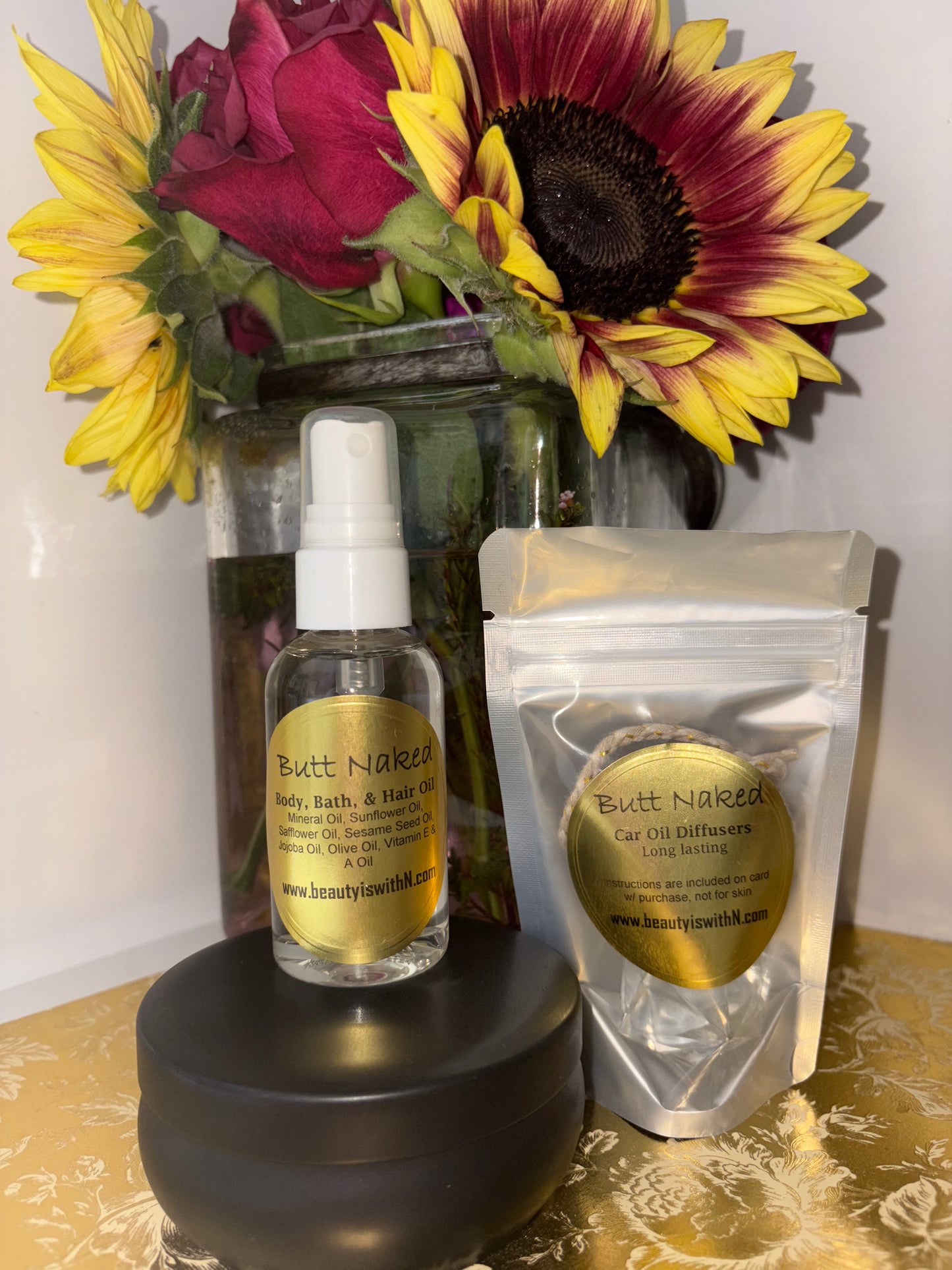 Fall Harvest Bundle – Candle, Body Oil & Car Diffuser Set | Beauty Is WithN