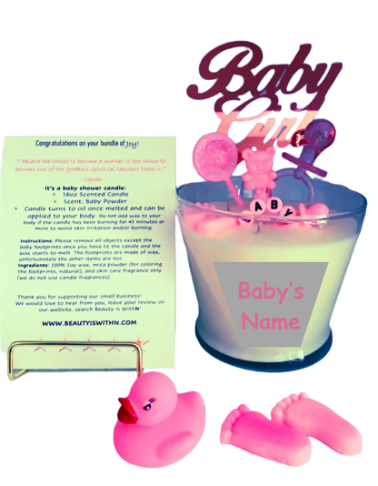 Baby Shower Candle