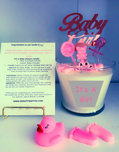 Baby Shower Candle