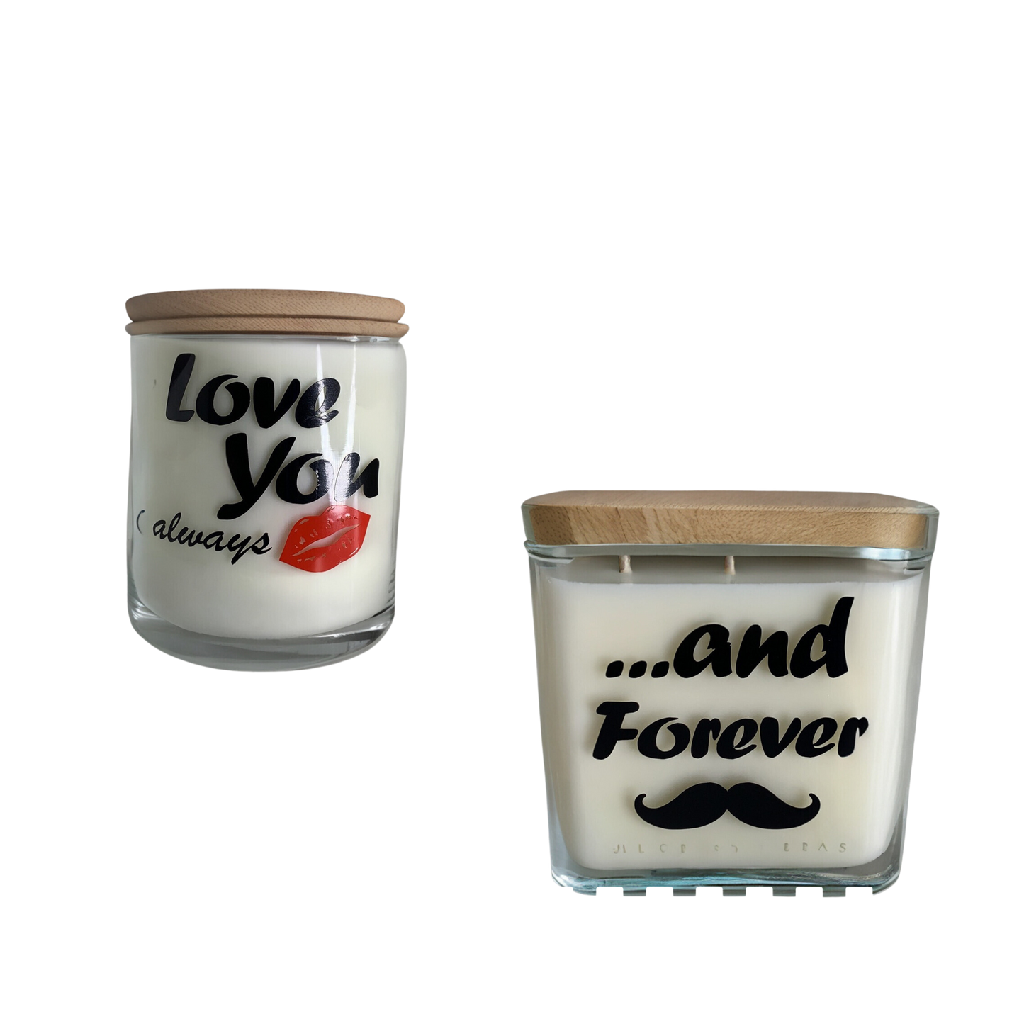 Just Married Newlywed Candle Set