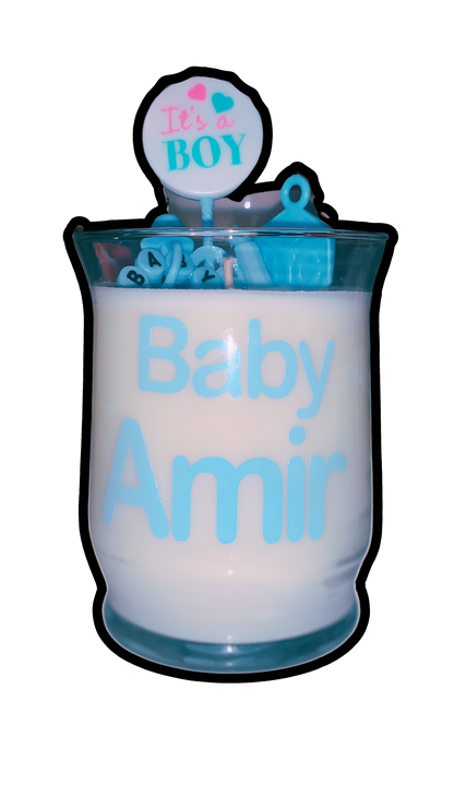 Baby Shower Candle