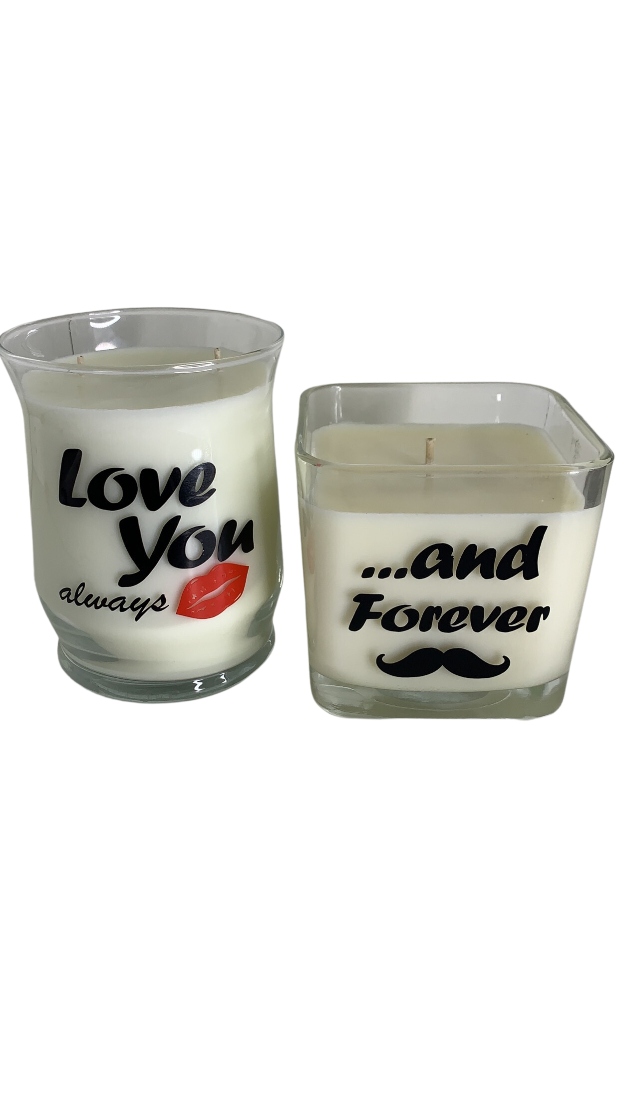 Just Married Newlywed Candle Set