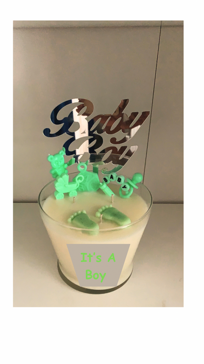 Baby Shower Candle