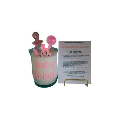 Baby Shower Candle