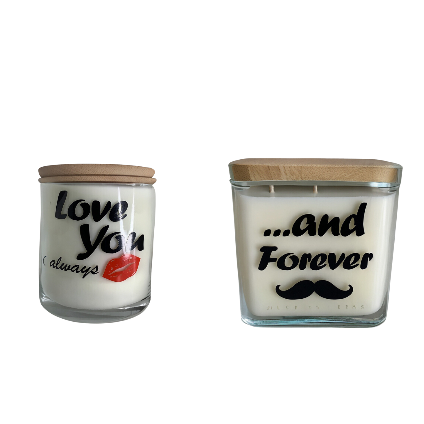 Just Married Newlywed Candle Set