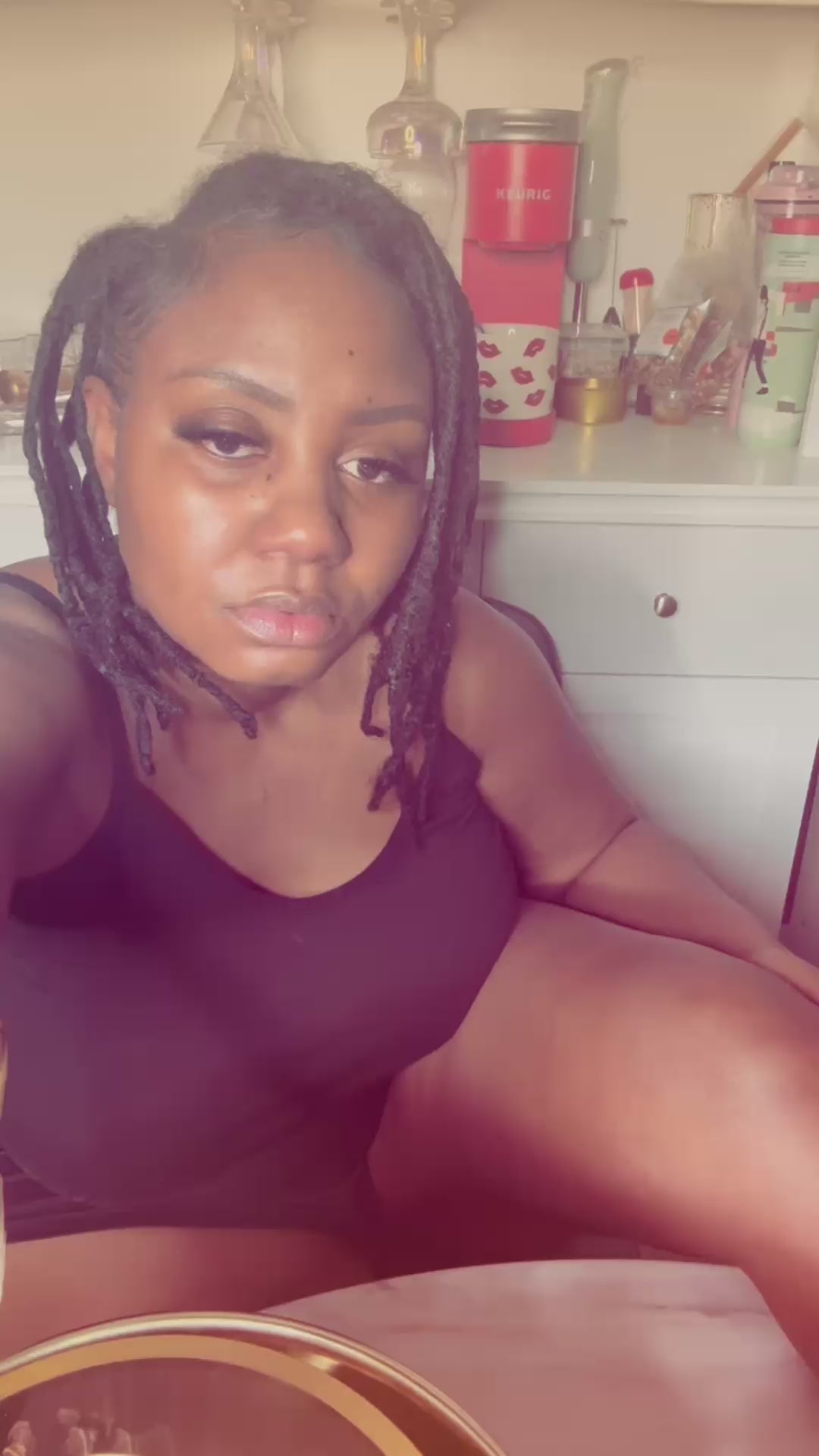 Load video: Woman demonstrating luxury soy candle during Beauty Is WithN candle making event in St. Louis.