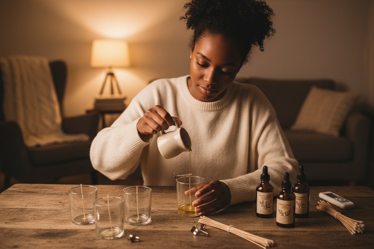 Solo Candle Making
