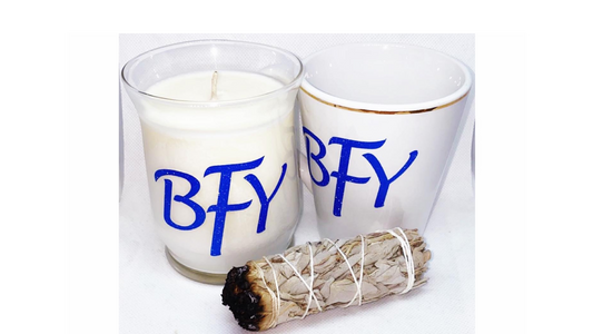 BFY Candle & Cup