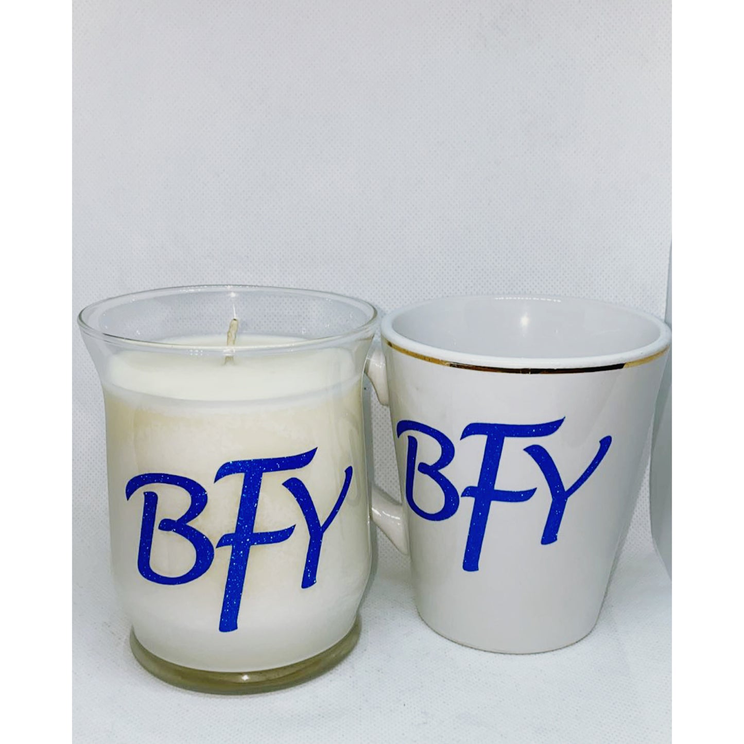 BFY Candle & Cup